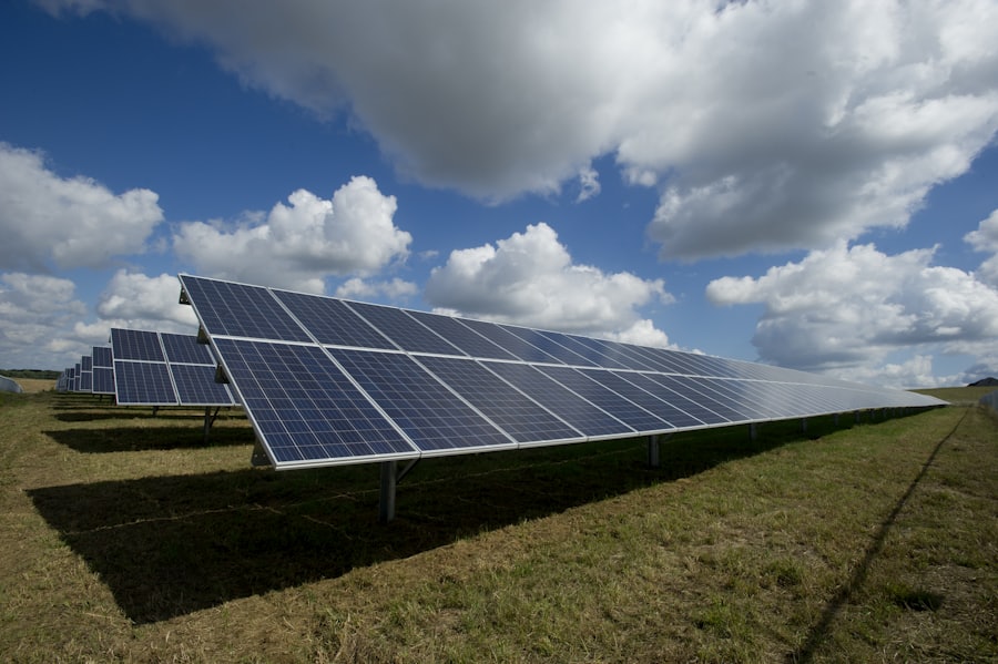 Solarpark eines Energieversorgers